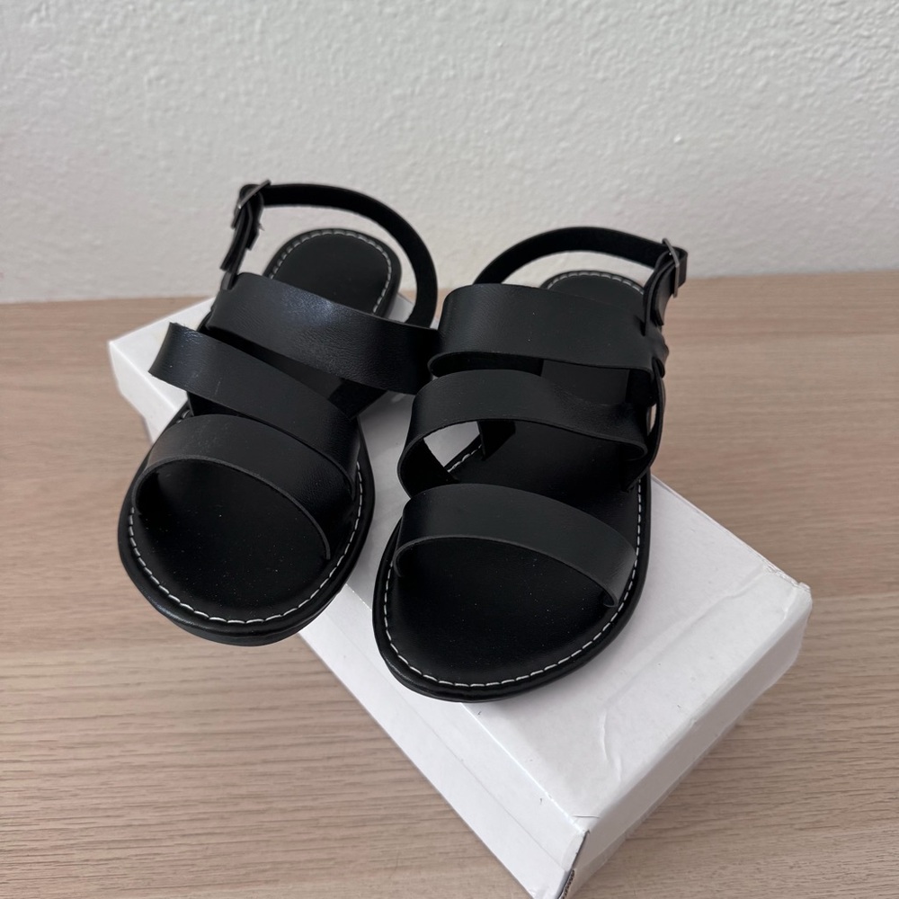 Strappy Black Sandals